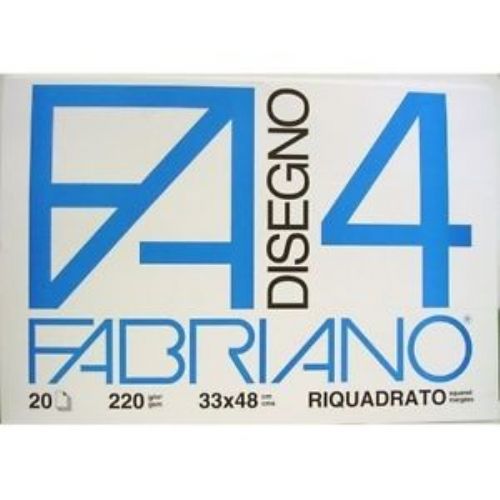 FABRIANO F4 BLOCCO 33X48 SQUADRATO 220GR 20FG 5201797